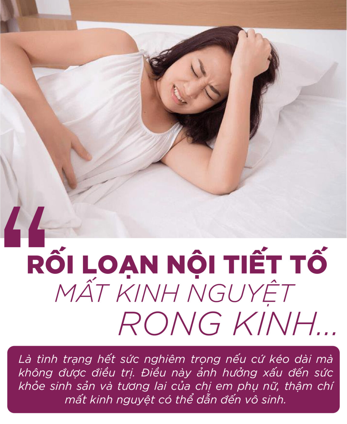 Rối loạn nội tiết tố mất kinh nguyệt